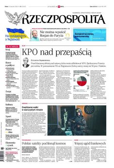 okłada najnowszego numeru Rzeczpospolita