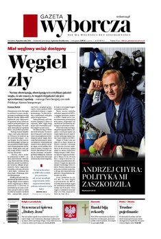 okłada najnowszego numeru Gazeta Wyborcza