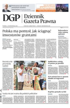 okłada najnowszego numeru Dziennik Gazeta Prawna