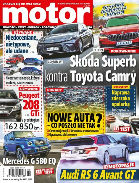 okłada najnowszego numeru Motor