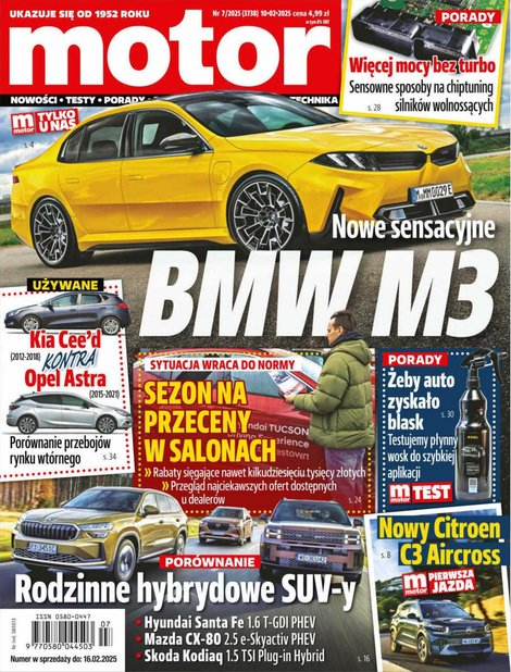 okłada najnowszego numeru Motor