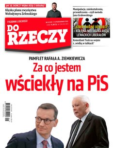 okłada najnowszego numeru Tygodnik Do Rzeczy