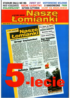 okłada najnowszego numeru Nasze Łomianki