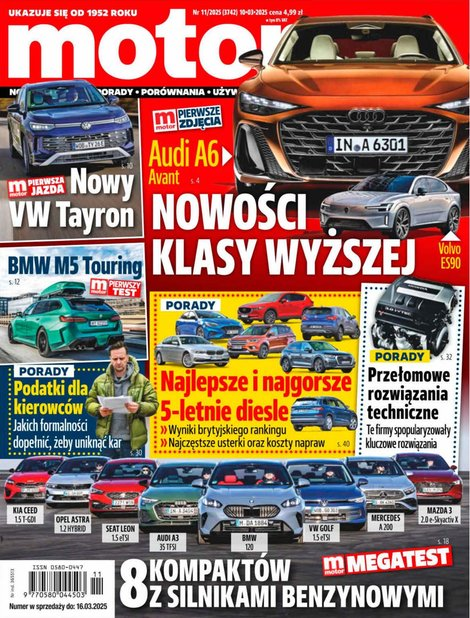 widok pierwszej strony Motor