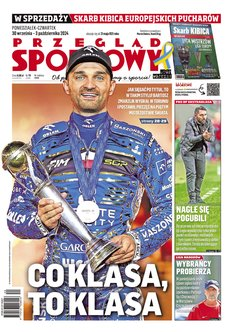 okłada najnowszego numeru Przegląd Sportowy