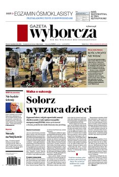 okłada najnowszego numeru Gazeta Wyborcza