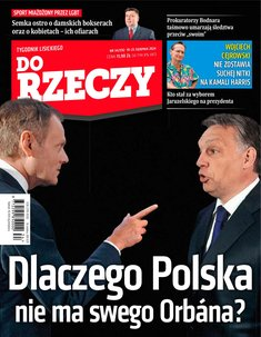 okłada najnowszego numeru Tygodnik Do Rzeczy