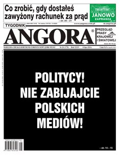 okłada najnowszego numeru Angora