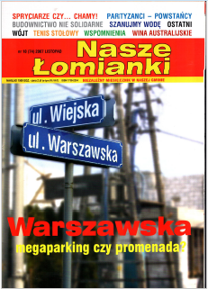 okłada najnowszego numeru Nasze Łomianki
