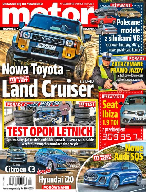 okłada najnowszego numeru Motor
