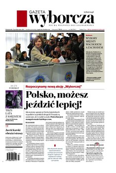 okłada najnowszego numeru Gazeta Wyborcza