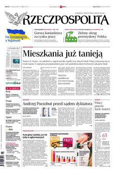 okłada najnowszego numeru Rzeczpospolita