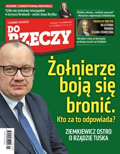 okłada najnowszego numeru Tygodnik Do Rzeczy