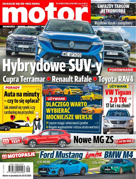 okłada najnowszego numeru Motor
