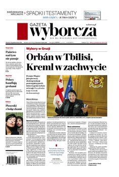 okłada najnowszego numeru Gazeta Wyborcza