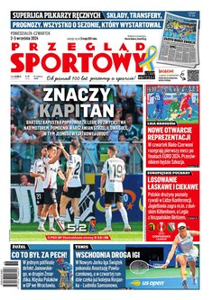 okłada najnowszego numeru Przegląd Sportowy