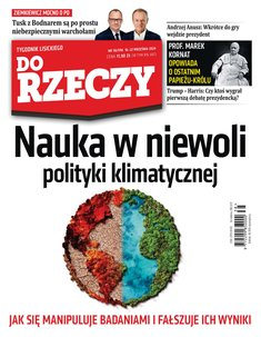 okłada najnowszego numeru Tygodnik Do Rzeczy