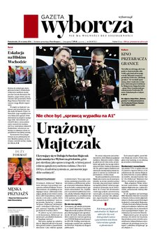 okłada najnowszego numeru Gazeta Wyborcza