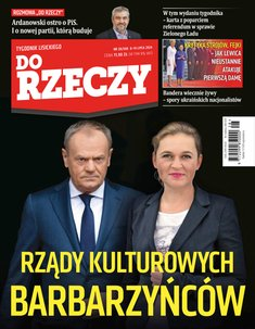 okłada najnowszego numeru Tygodnik Do Rzeczy