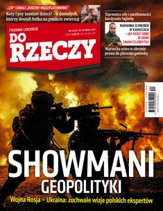 widok pierwszej strony Tygodnik Do Rzeczy