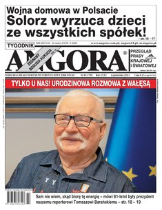 okłada najnowszego numeru Angora