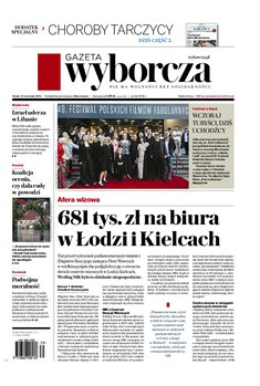 okłada najnowszego numeru Gazeta Wyborcza