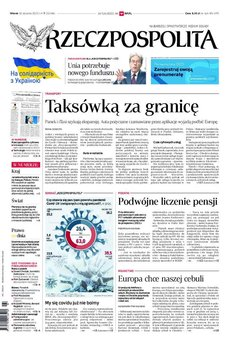 okłada najnowszego numeru Rzeczpospolita