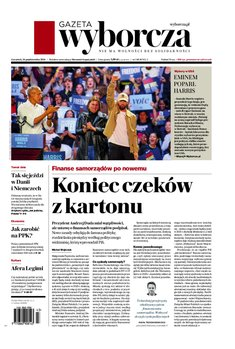 okłada najnowszego numeru Gazeta Wyborcza