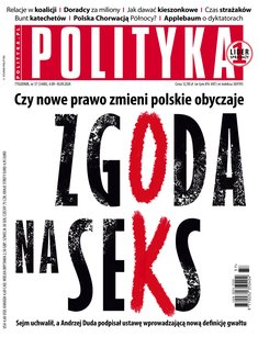 okłada najnowszego numeru Polityka