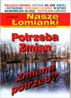 okłada najnowszego numeru Nasze Łomianki