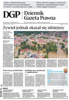 okłada najnowszego numeru Dziennik Gazeta Prawna