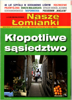 widok pierwszej strony Nasze Łomianki