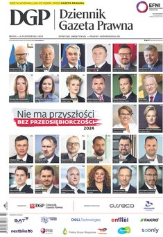 okłada najnowszego numeru Dziennik Gazeta Prawna