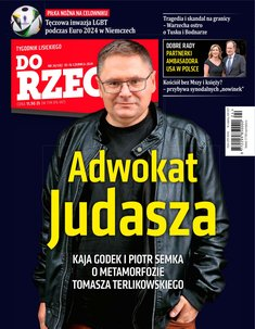 okłada najnowszego numeru Tygodnik Do Rzeczy