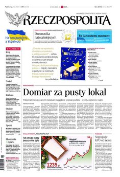 okłada najnowszego numeru Rzeczpospolita