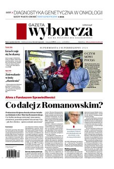 okłada najnowszego numeru Gazeta Wyborcza