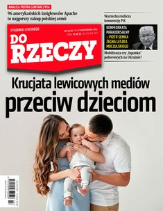 okłada najnowszego numeru Tygodnik Do Rzeczy