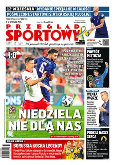 okłada najnowszego numeru Przegląd Sportowy