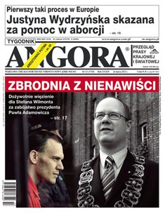 widok pierwszej strony Angora