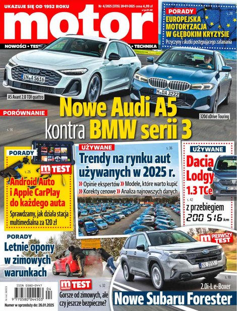 okłada najnowszego numeru Motor